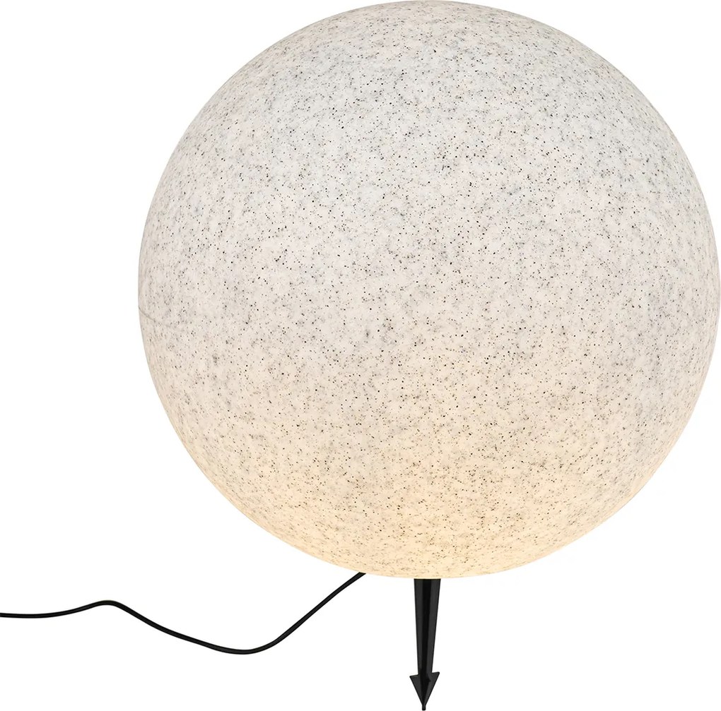 Nowoczesna lampa zewnętrzna szara 56 cm IP65 - Nura