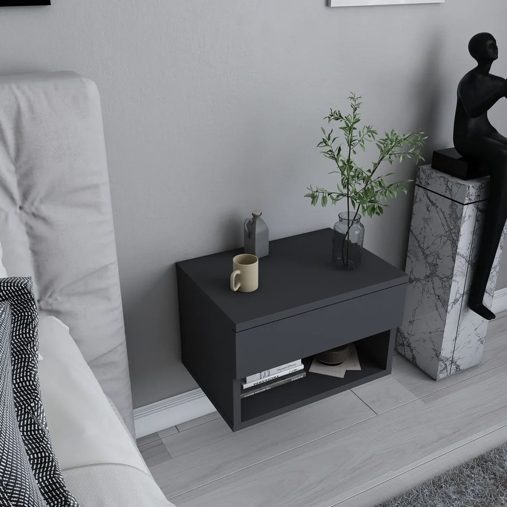 Stolik nocny Jamot Anthracite