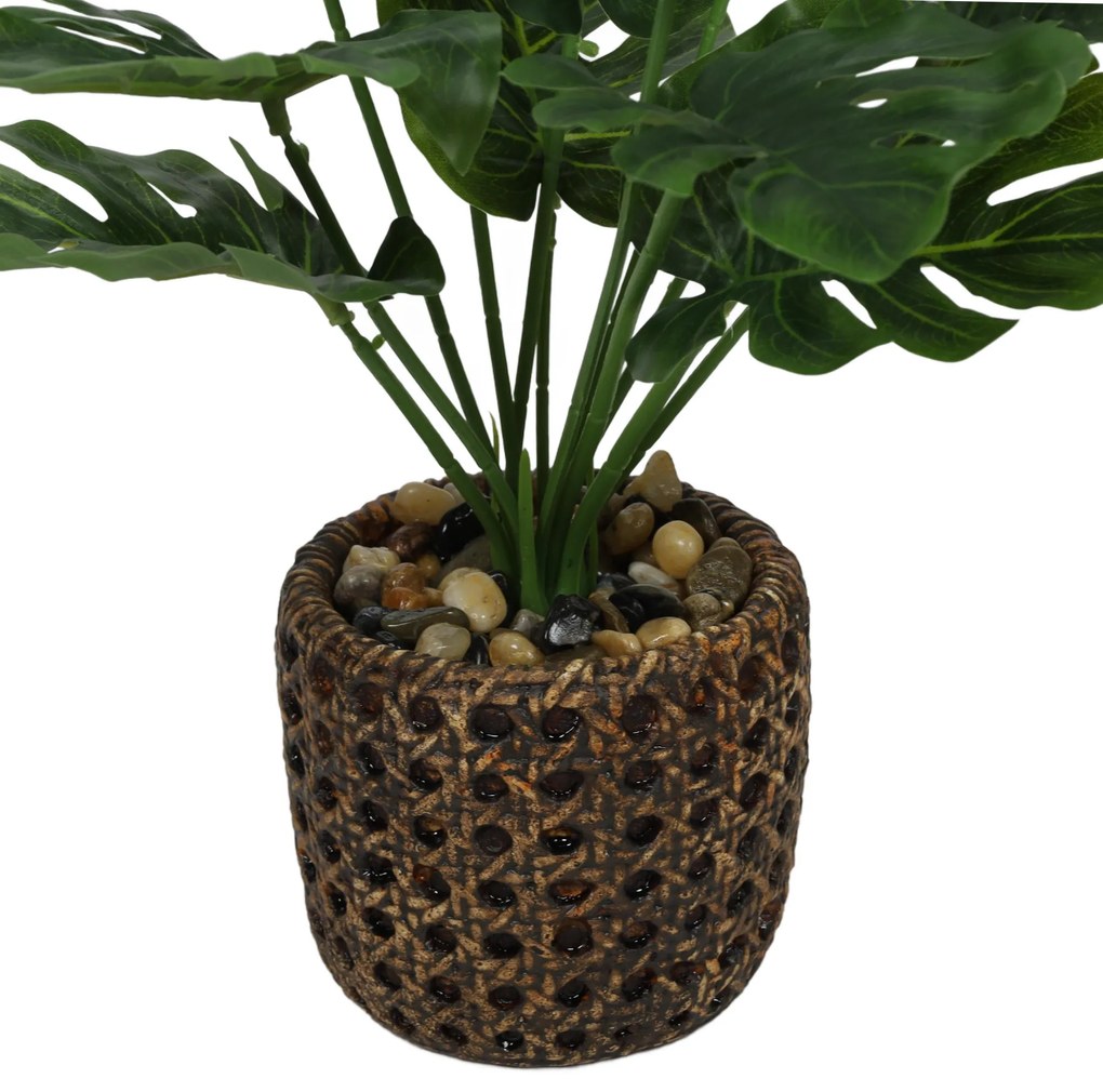 Sztuczna roślina MONSTERA, 37 cm