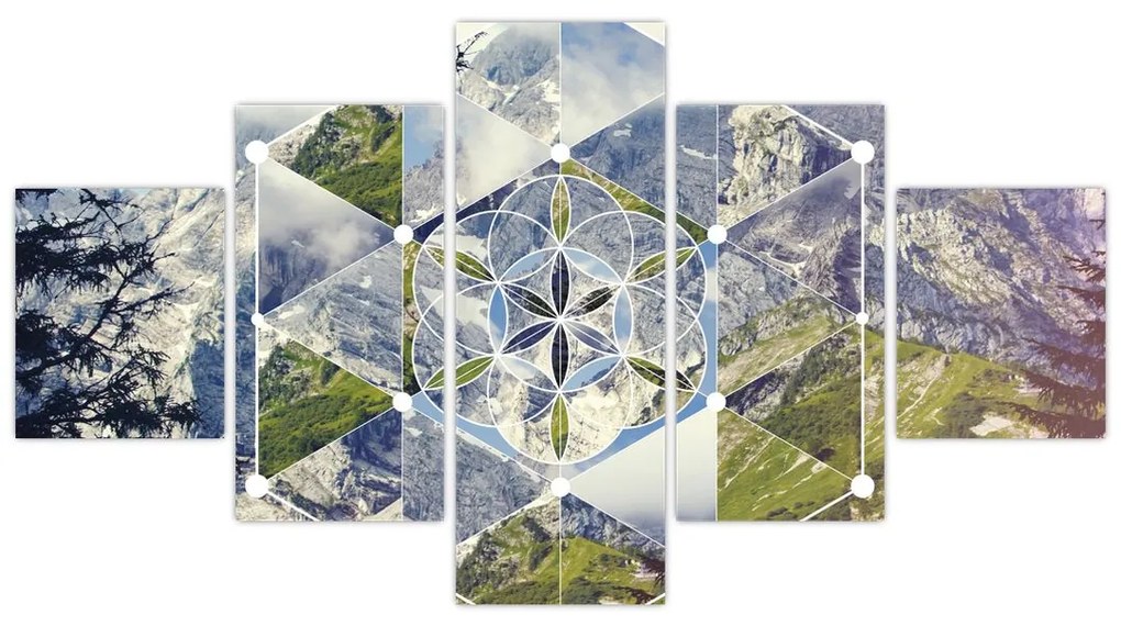 Obraz - Figura geometryczna (125x70 cm)