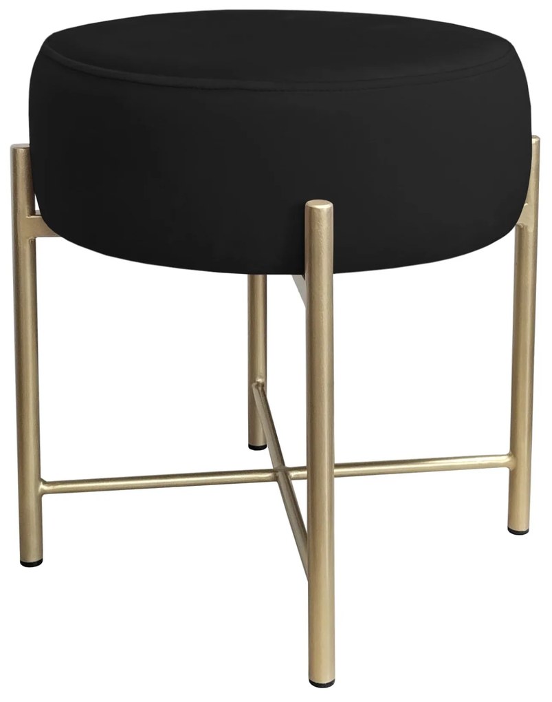 Taboret Pola noga metalowa złota MG19