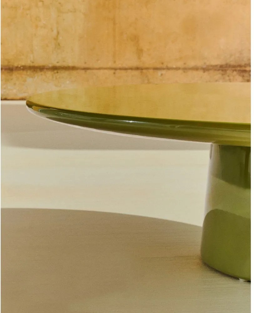 Okrągły stolik ogrodowy betonowy ø 110 cm Albanella – Kave Home