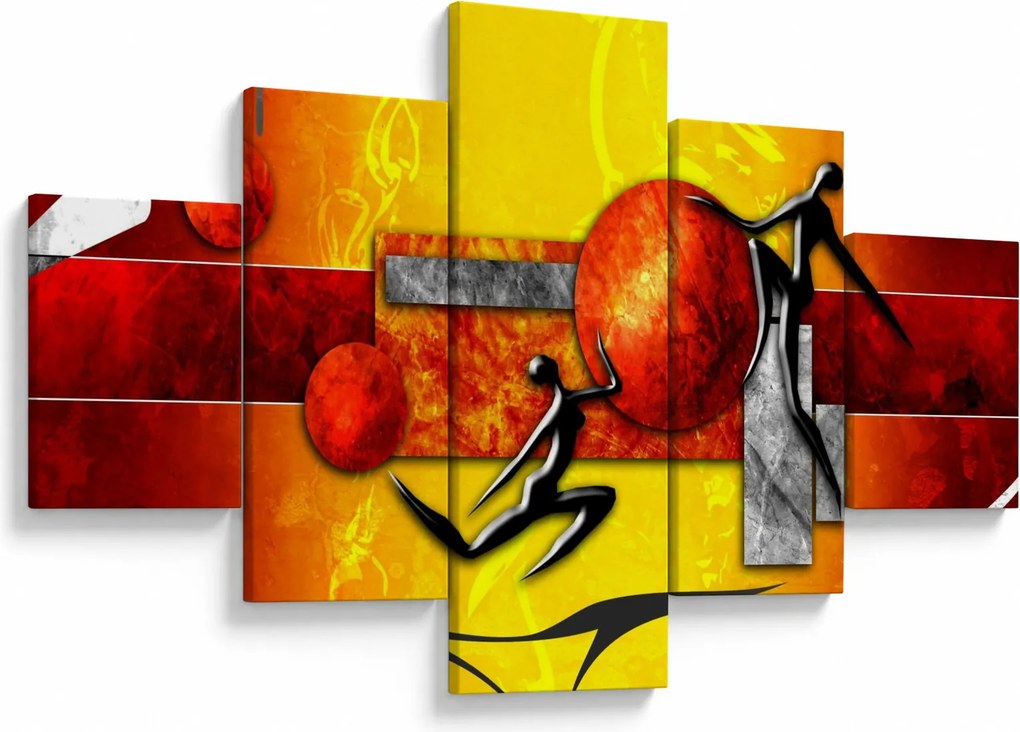 Obraz - Malarstwo ludzkości (125x70 cm)