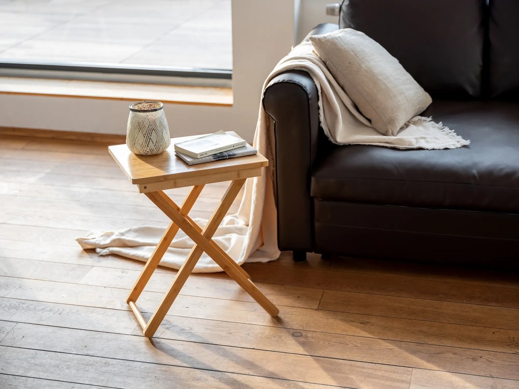 Składany stolik z bambusa MAUI