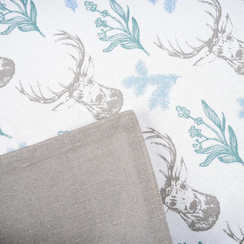 Korzystny zestaw świątecznych podkładek Jelen, 33 x 45 cm, 4 sztuki