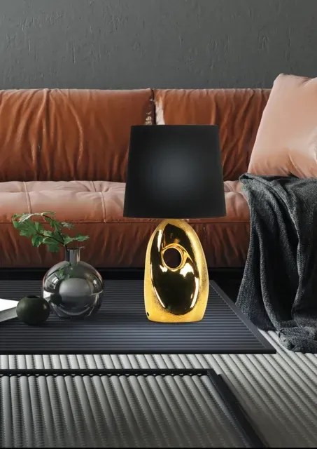 Czarna lampka nocna - 3X K306 S1-S95