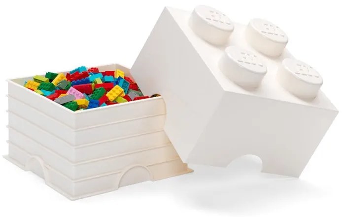 Biały kwadratowy pojemnik LEGO®
