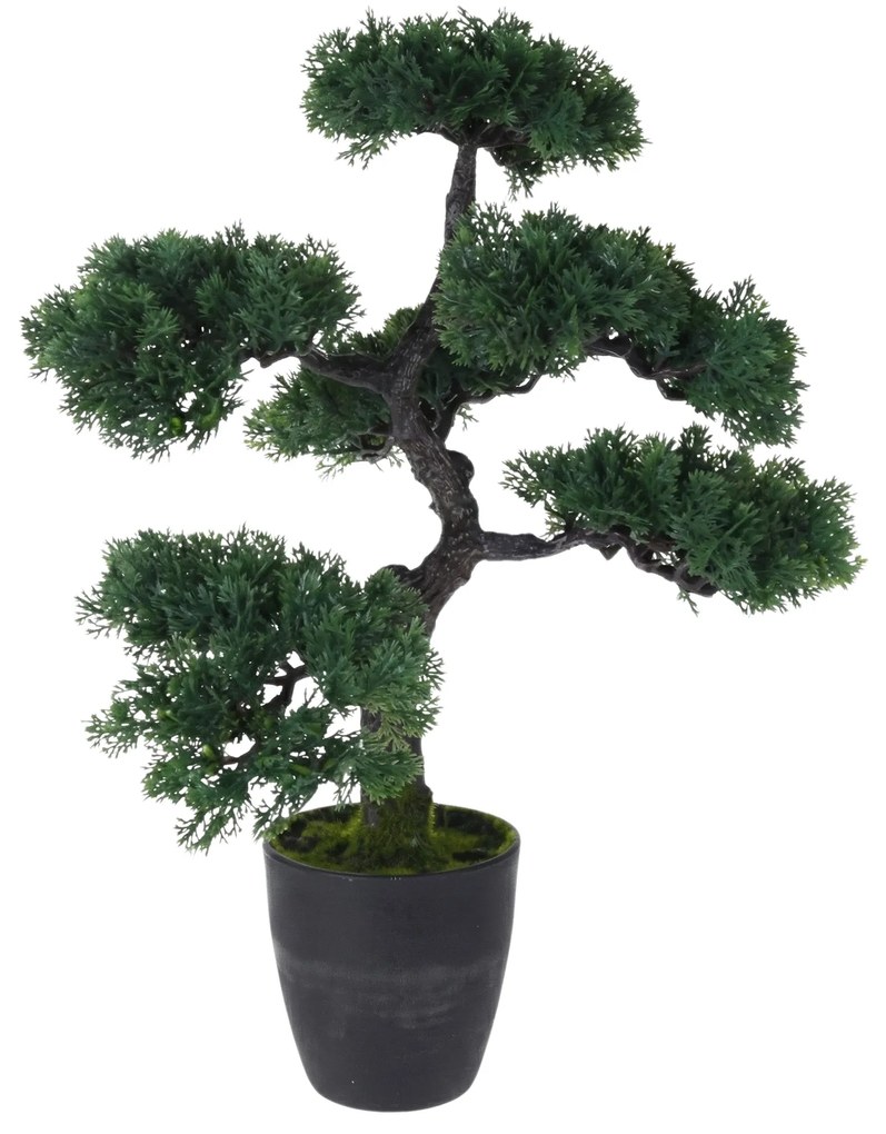 Sztuczne drzewko Bonsai w doniczce, 32 x 32 x 50 cm