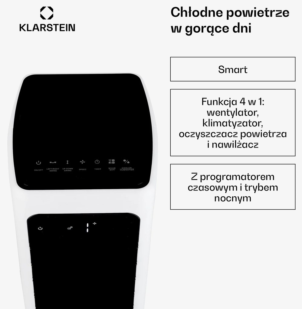Klarstein Skytower 360° Smart klimator 4 w 1