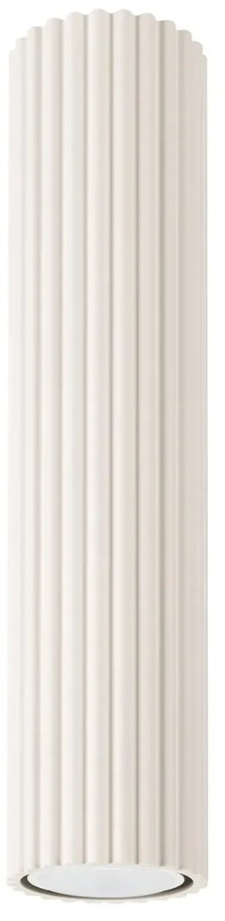 Plafon KARBON 30 beżowy ryflowany SOLLUX  LIGHTING