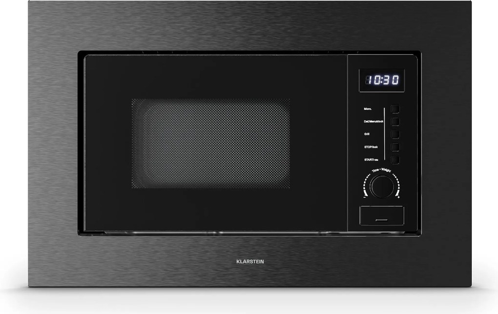 Klarstein Verosteel kuchenka mikrofalowa z grillem do zabudowy