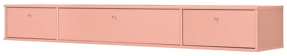 Różowa szafka pod TV 176x22x32,5 cm Mistral – Hammel Furniture