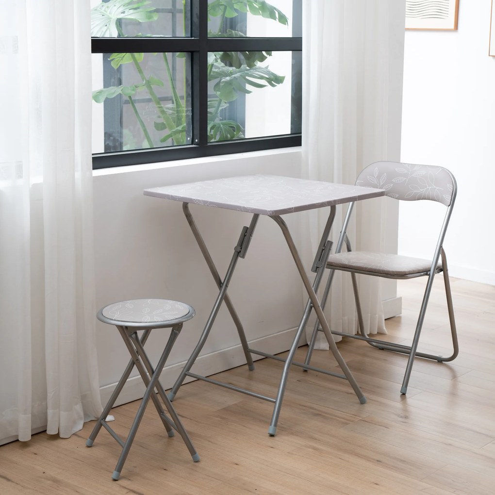 Komplet mebli kempingowych Flower Grey PATIO