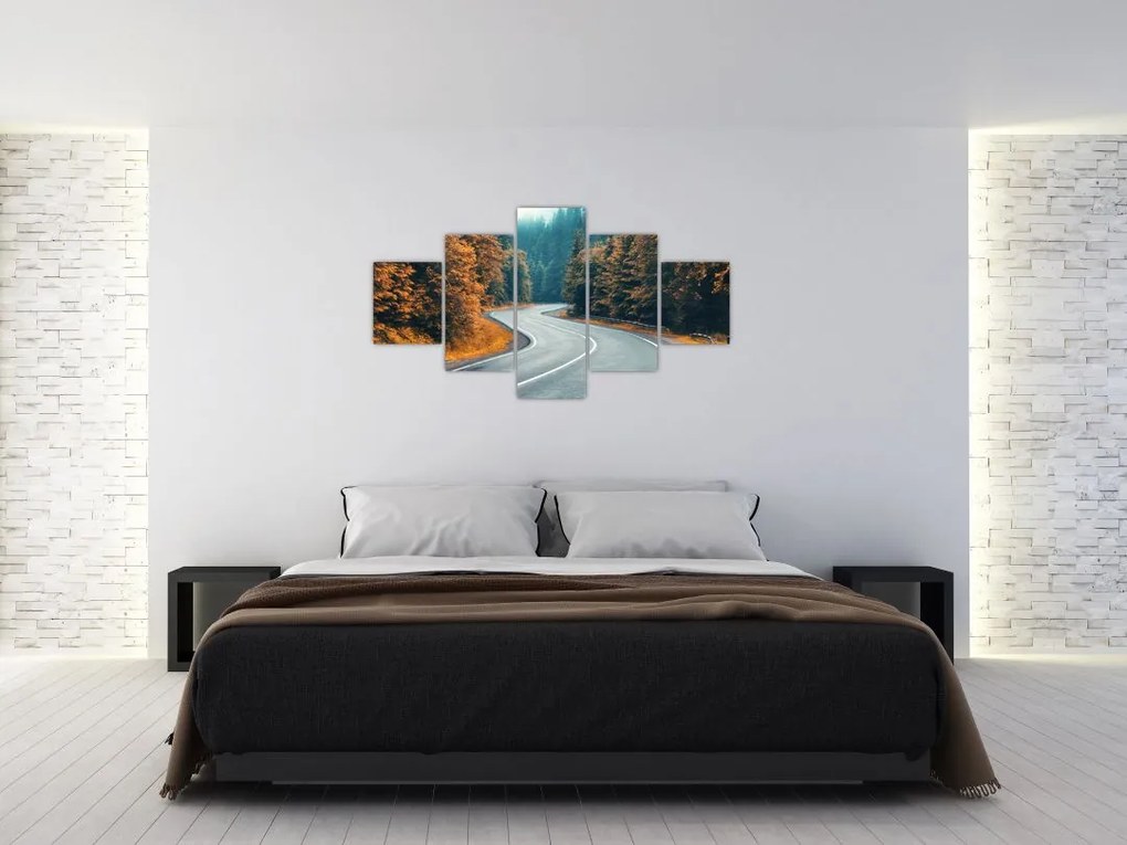 Obraz - Kręta droga (125x70 cm)