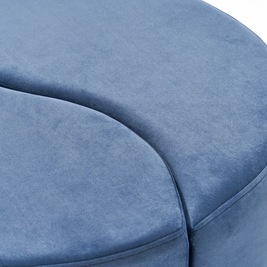 Stołek Alis Pouf Niebieski