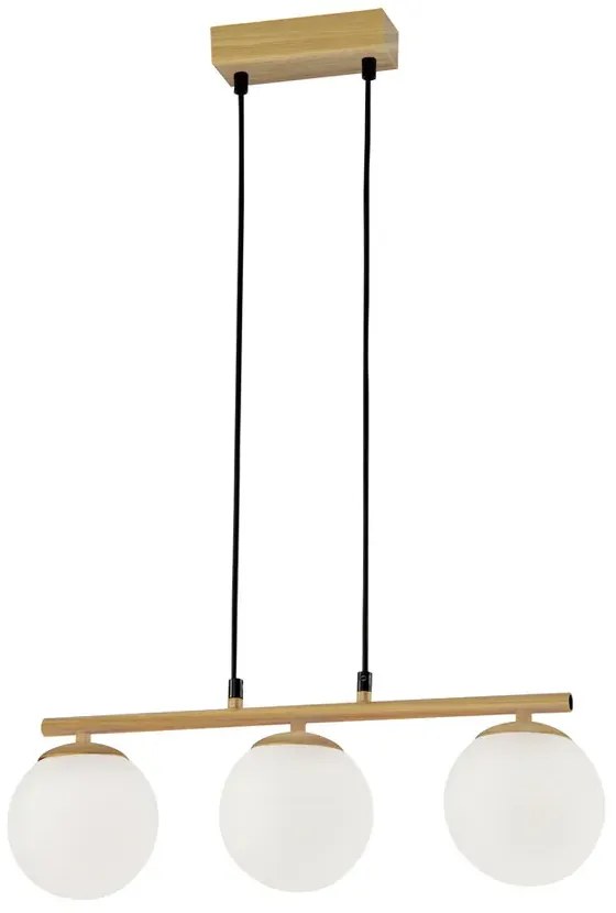 Stylowa lampa z 3 kloszami w stylu glamour - M073 E3-C62