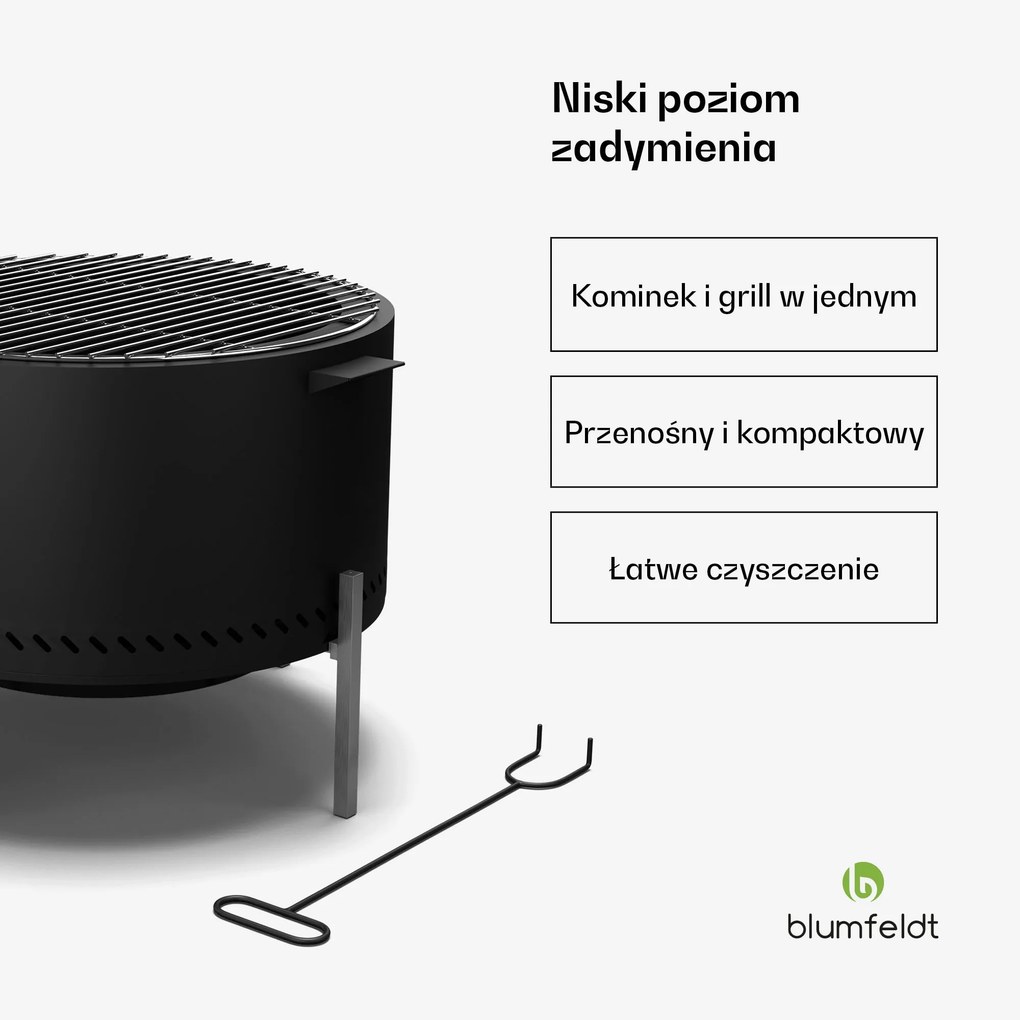 Blumfeldt Ignite Pure Palenisko ogrodowe Ø53 cm