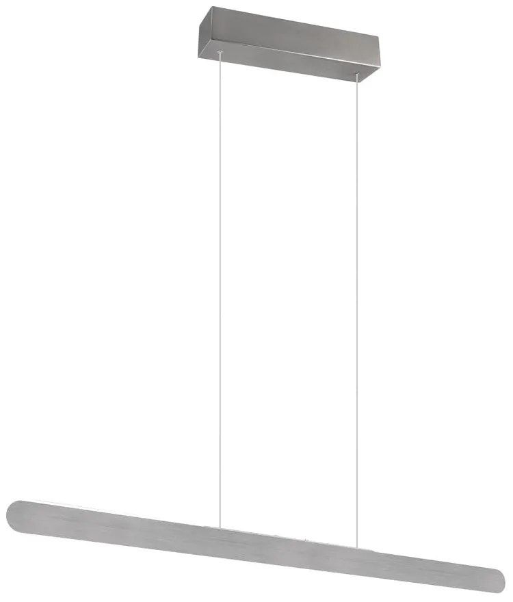 Jasnoszara lampa wisząca LED Helios – Trio