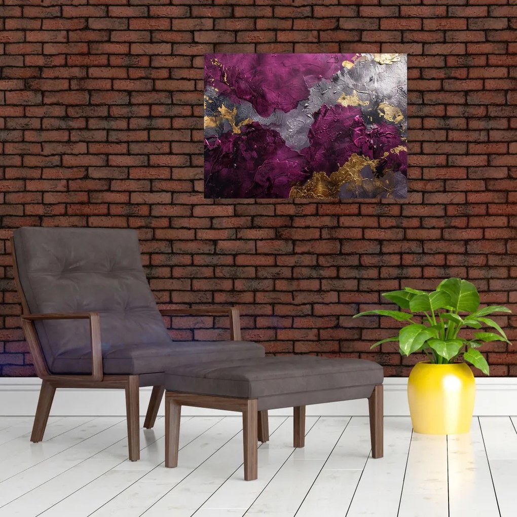 Obraz - Teksturowanie abstrakcji (70x50 cm)