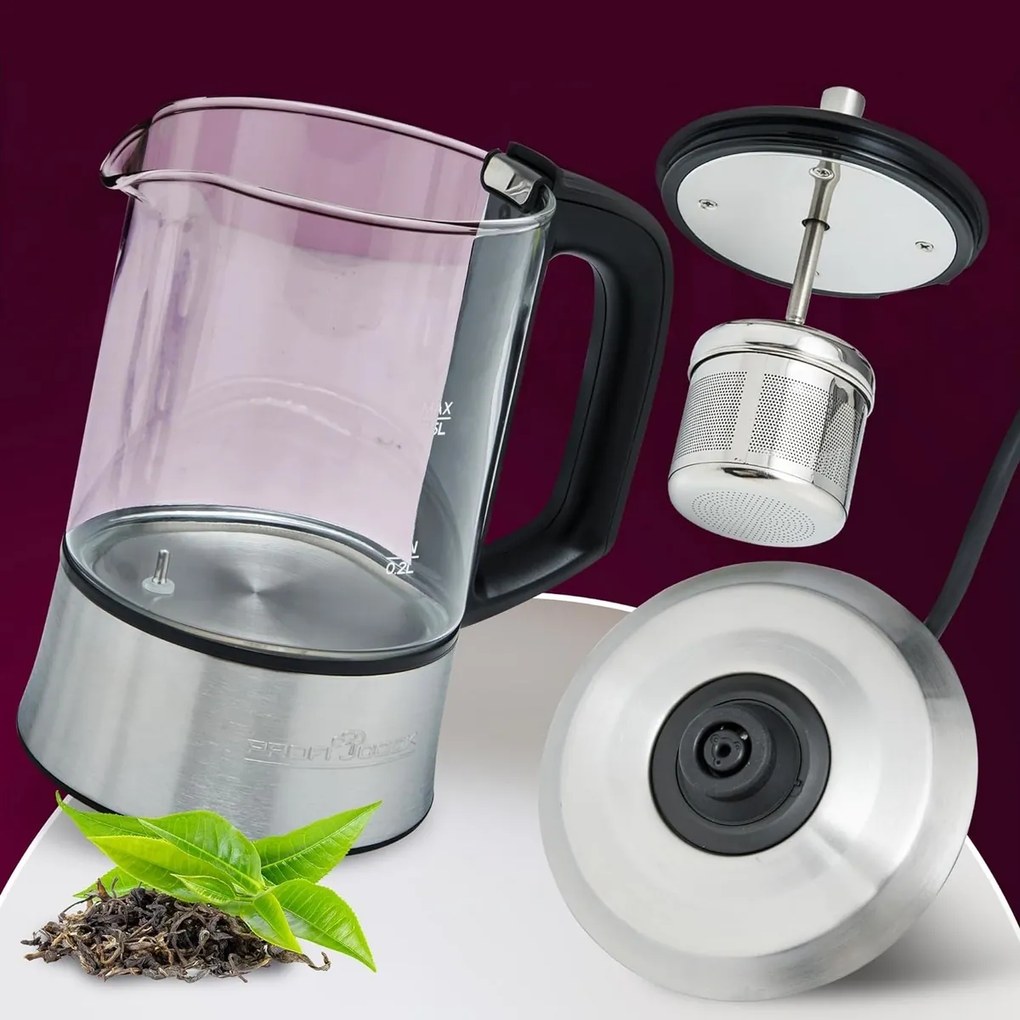 ProfiCook TK 1165 zaparzacz do herbaty i czajnik