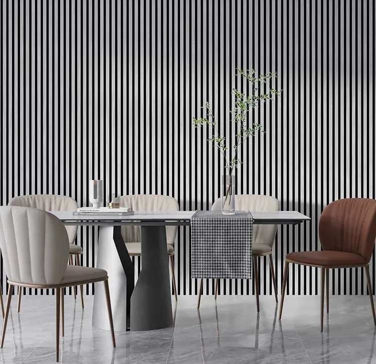 Lamele ażurowe 8 szt. biały mat C8-H09