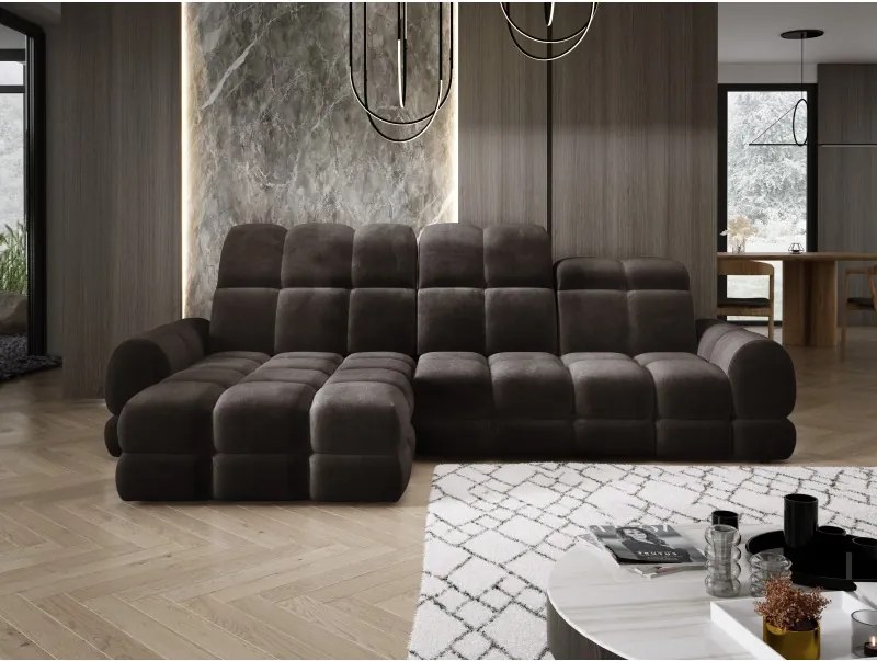 Narożnik TOLLO MINI S Lewostronny Elektryczna regulacja Salvador 04 WERSAL