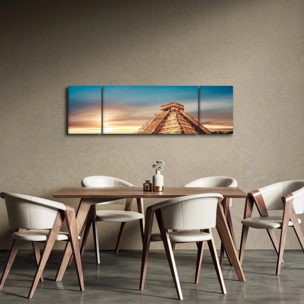 Obraz słynnego pomnika Majów (170x50 cm)