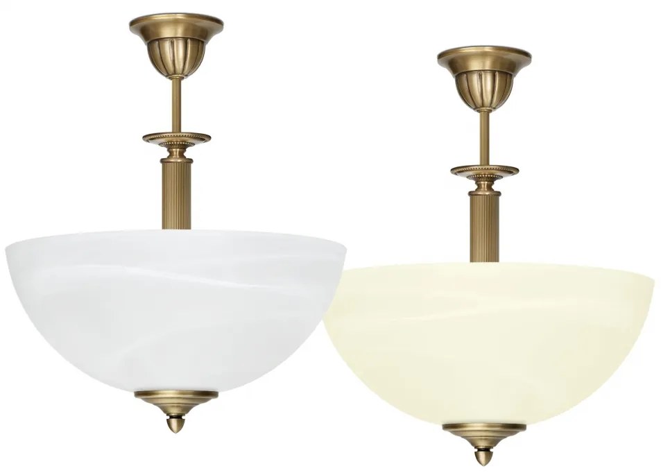 Lampa mosiężna z 1 kloszem V-S1AB