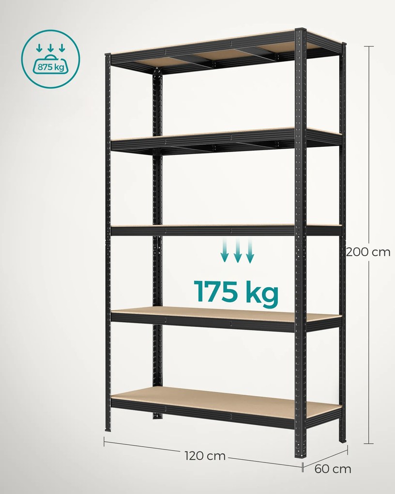 Regał Magazynowy, Warsztatowy - GLR060B01