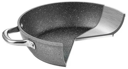 Tescoma Głęboka patelnia i-PREMIUM Stone śred. 28cm, 2 uchwyty