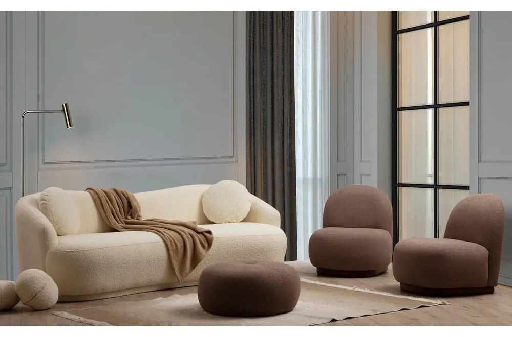 Kremowa sofa 225 cm Ancona – Artie