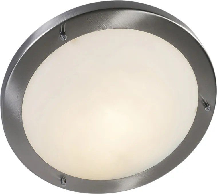 Nowoczesna lampa sufitowa stalowa 31 cm IP44 - Yuma
