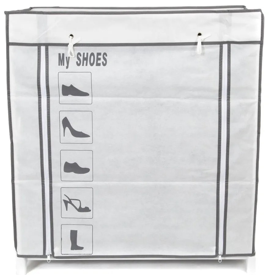 Materiałowa szafka na buty z 25 przegródkami Compactor Shoes