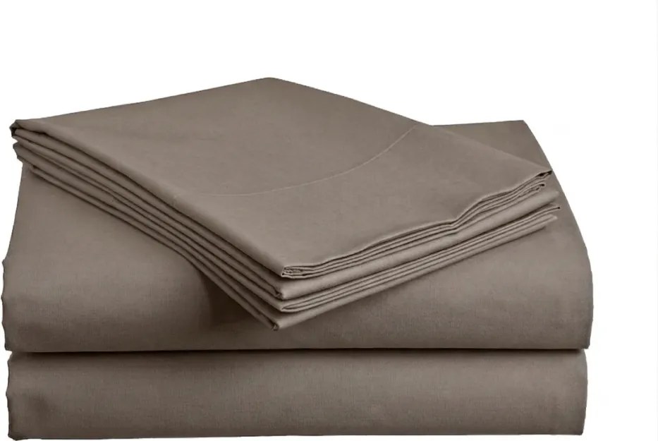PrzytulneMieszkanie.pl Bawełniane prześcieradło STANDARD 140x240 cm, ciemnoszare