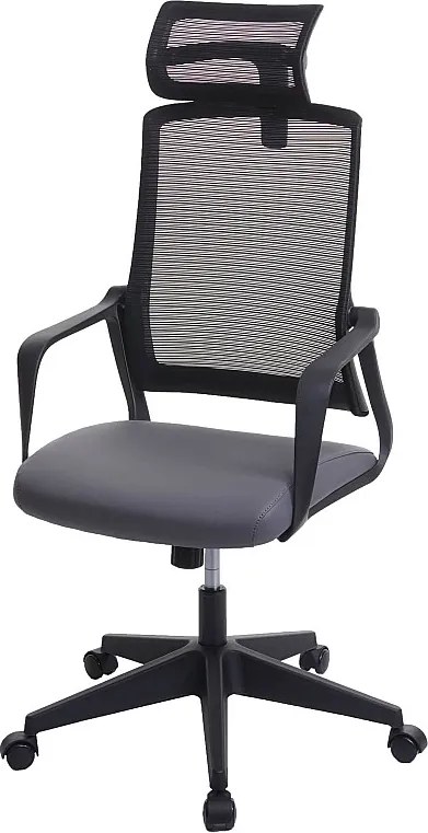 Krzesło biurowe MCW-J52,  szary