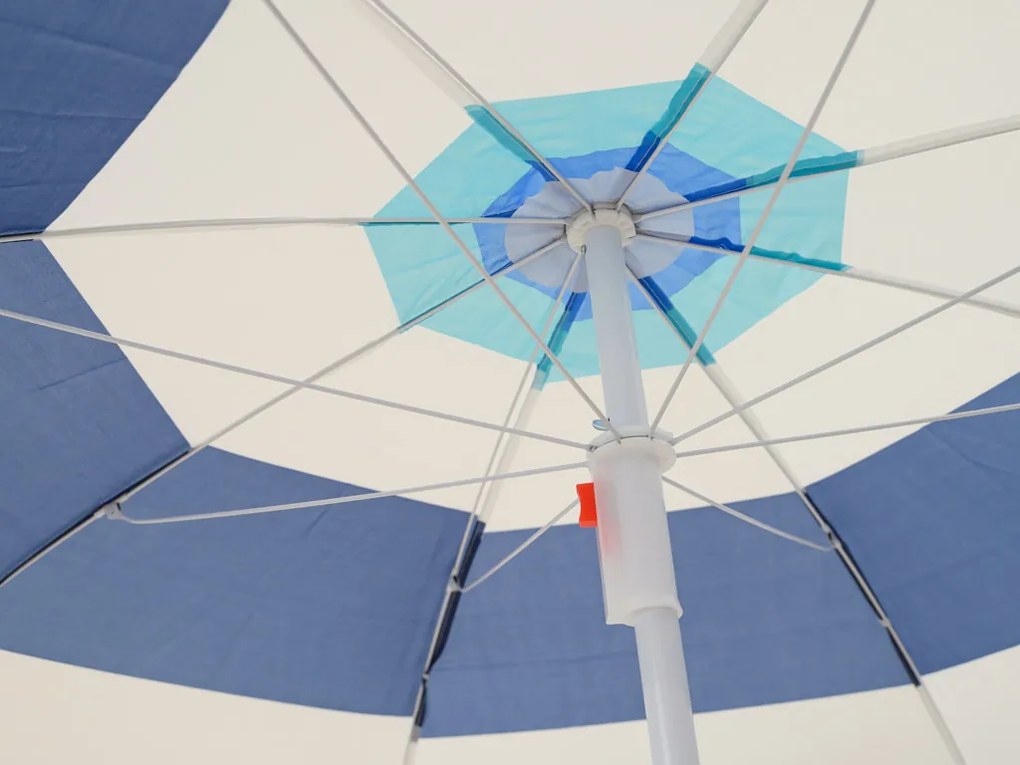 Parasolka BLUE STRIPES 180 cm, niebieska