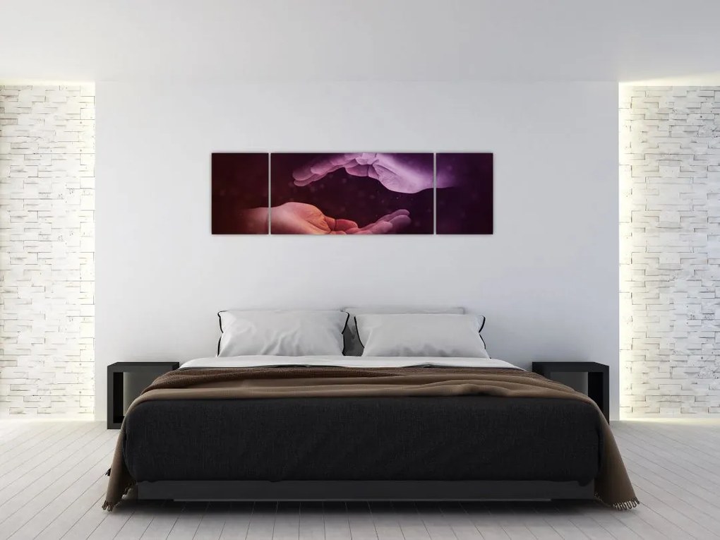 Obraz dłoni (170x50 cm)