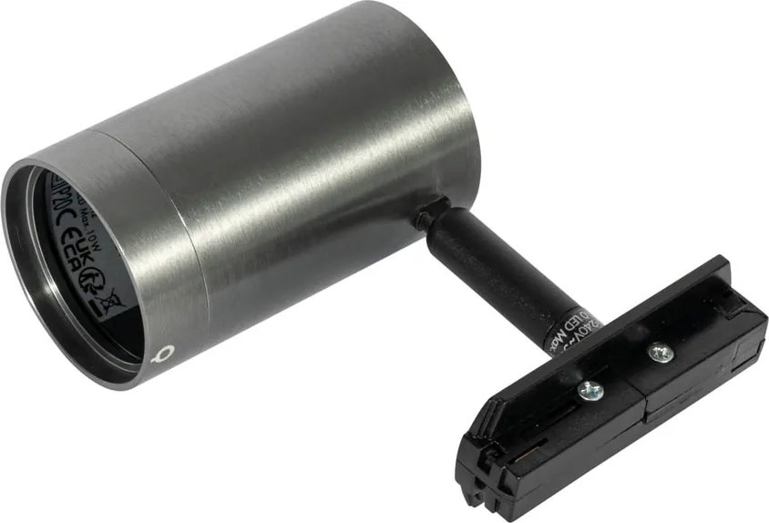 Nowoczesny reflektor szynowy w kolorze gunmetal do systemu szynowego jednofazowego - Iconic Jeana