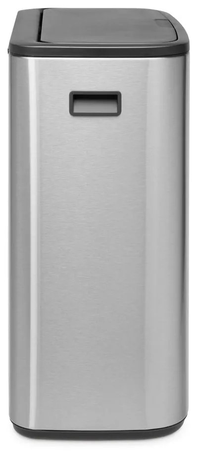 Stalowy kosz na śmieci otwierany na dotyk w kolorze matowego srebra 60 l Bo Touch Bin – Brabantia
