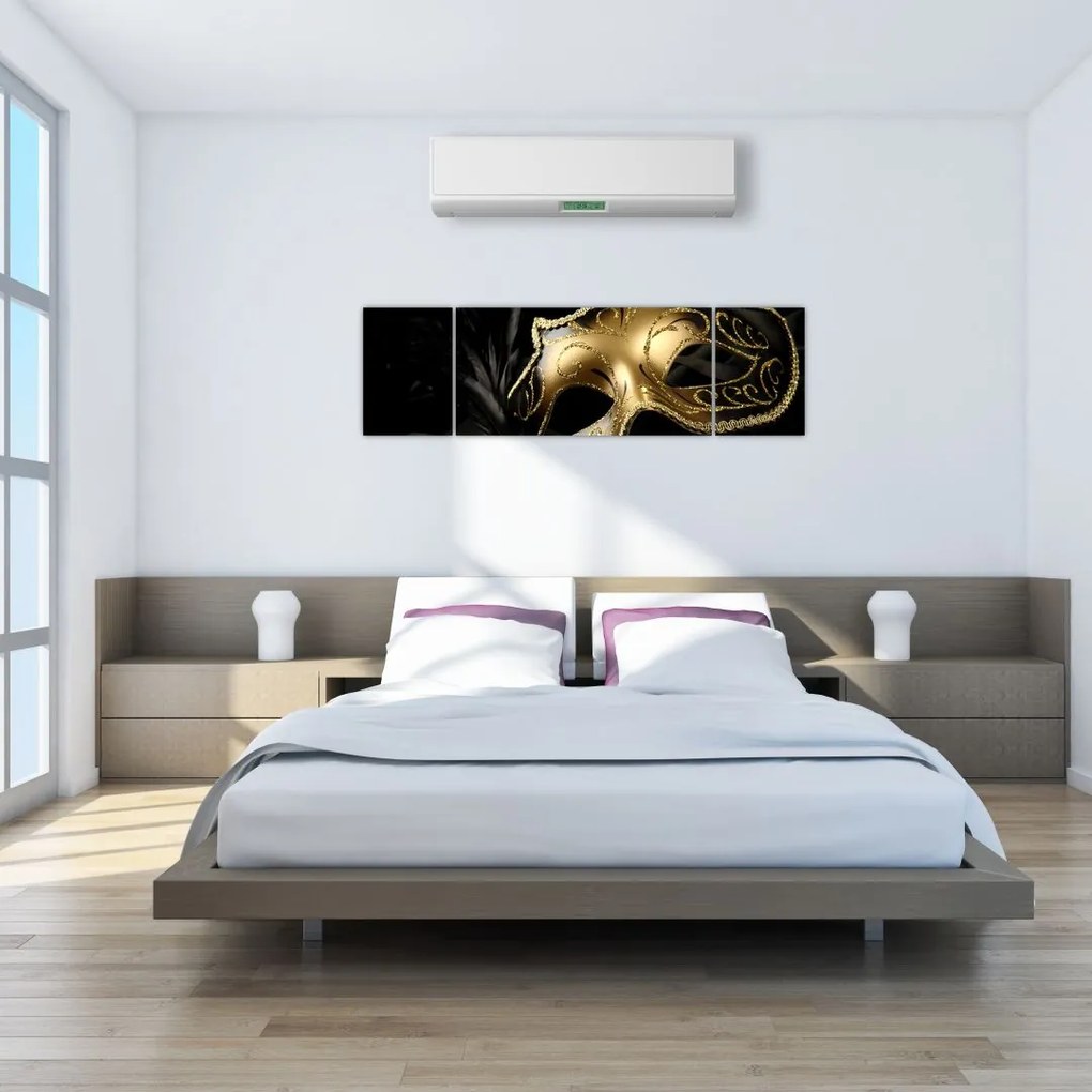 Obraz - Złoty drapak (170x50 cm)