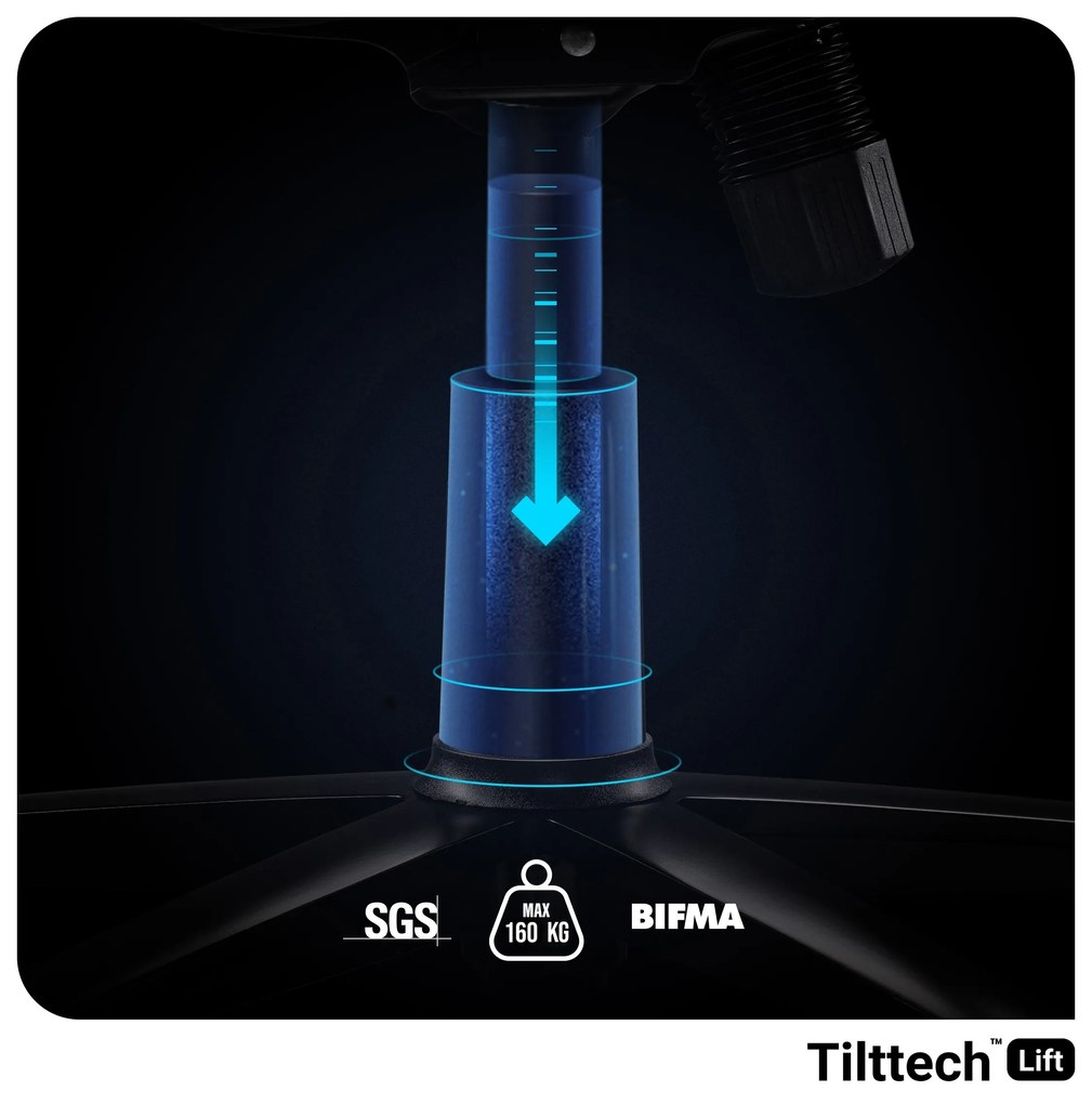 Materiałowy fotel gamingowy Diablo X-Player 2.0 King Size, biało-czarny