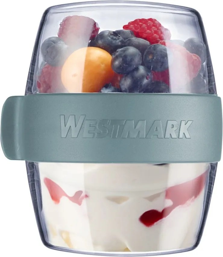 Westmark Dwuczęściowy pojemnik na przekąski MAXI, 700 ml, niebieski, L