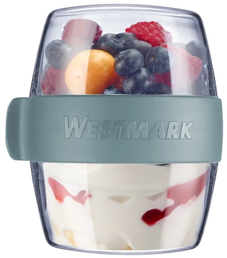 Westmark Dwuczęściowy pojemnik na przekąski MAXI, 700 ml, niebieski