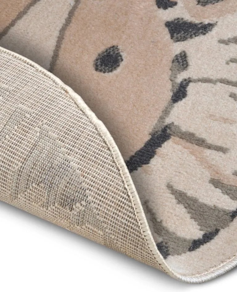 Dywan dziecięcy Adventures – Słodki Lew koło 100 cm x 100 cm Atest Oeko-Tex