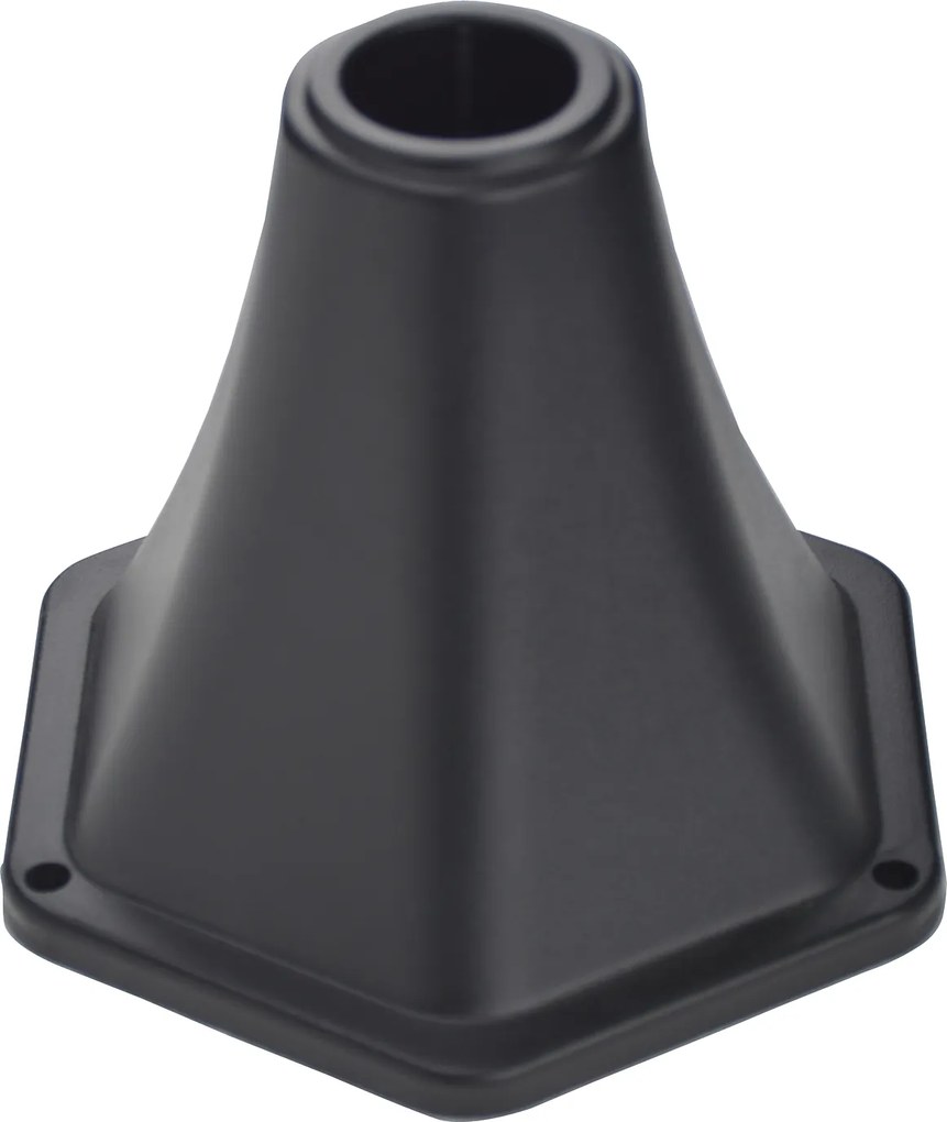 Outsunny Solarna Latarnia Ogrodowa LED Oświetlenie Chodnikowe 40 Lumenów Czarna 18x18x160cm | Aosom PL