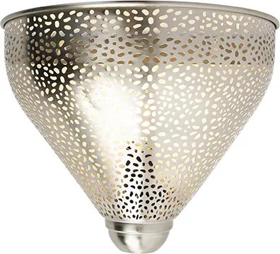 Orientalna lampa ścienna stalowa - Sinbad