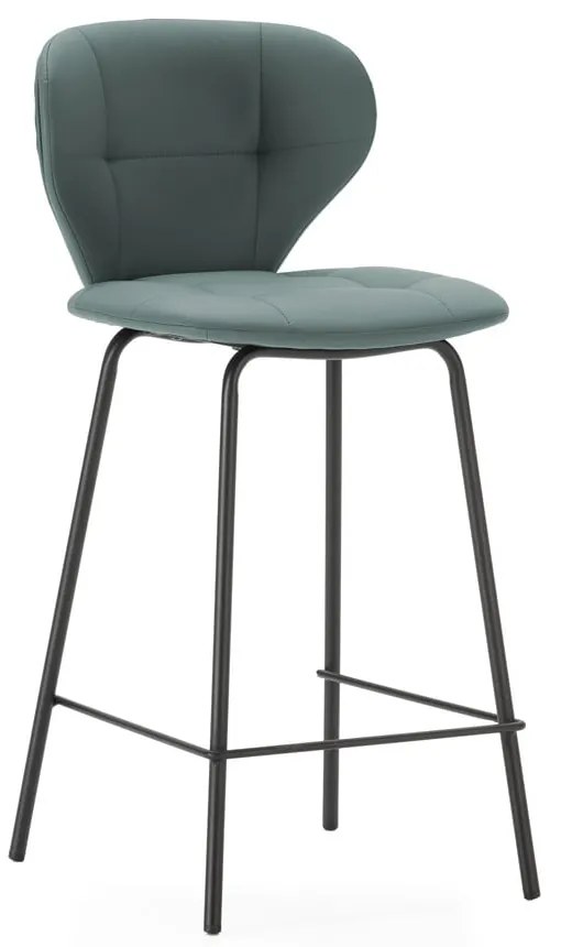 Zielone hokery zestaw 2 szt. (wysokość siedziska 67 cm) Maura – Marckeric