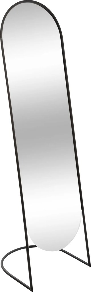 Duże lustro stojące w metalowej ramie JEF, 39,5 x 136 cm