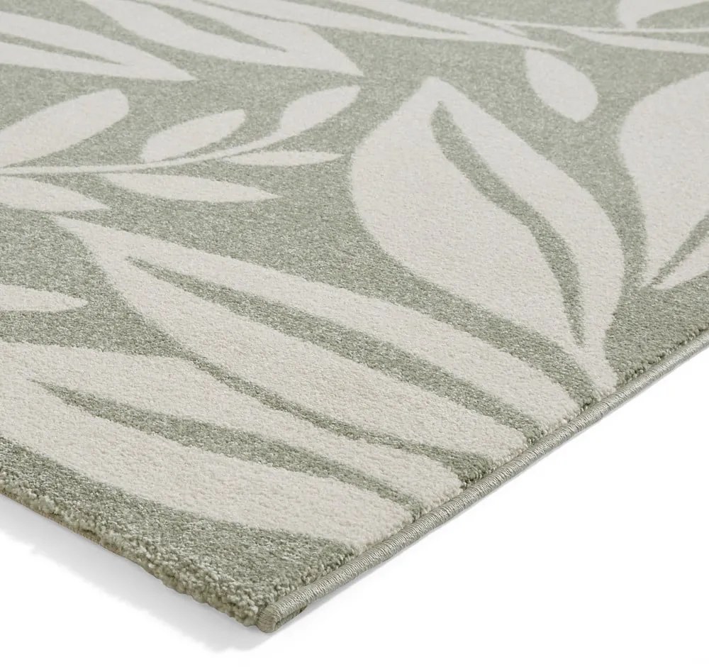 Jasnozielony dywan 160x230 cm Sorral Leaves – Catherine Lansfield