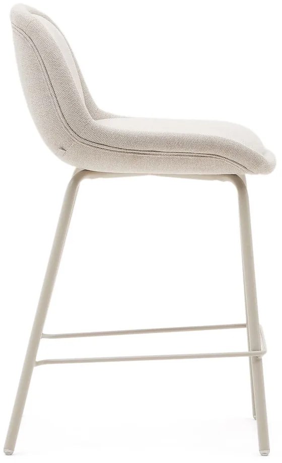 Beżowy hoker (wysokość siedziska 65 cm) Aimin – Kave Home